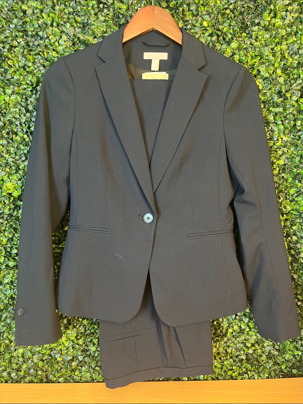H&M Black Women's Suit Jacket and Pants Set
